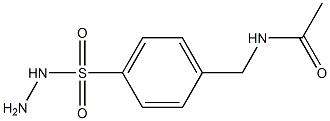 N1-[4-(hydrazinosulfonyl)benzyl]acetamide,,结构式