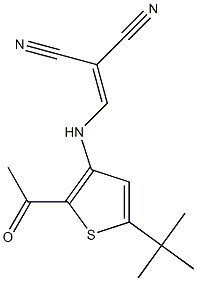  2-({[2-acetyl-5-(tert-butyl)-3-thienyl]amino}methylidene)malononitrile