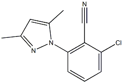 2-chloro-6-(3,5-dimethyl-1H-pyrazol-1-yl)benzonitrile