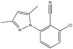  2-chloro-6-(3,5-dimethyl-1H-pyrazol-1-yl)benzonitrile