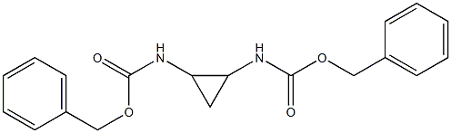 benzyl N-(2-{[(benzyloxy)carbonyl]amino}cyclopropyl)carbamate,,结构式