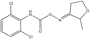 3-({[(2,6-dichloroanilino)carbonyl]oxy}imino)-2-methyltetrahydrofuran Structure