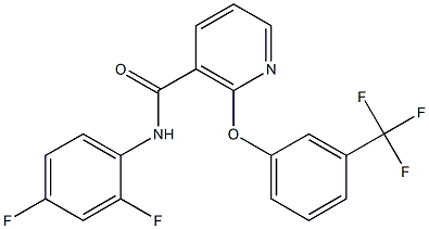 N-(2,4-difluorophenyl)-2-[3-(trifluoromethyl)phenoxy]nicotinamide