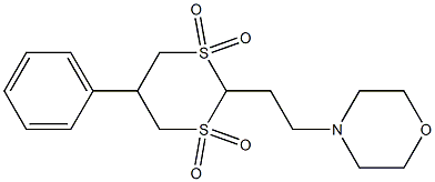 2-(2-morpholinoethyl)-5-phenyl-1lambda~6~,3lambda~6~-dithiane-1,1,3,3-tetraone