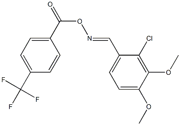 2-chloro-3,4-dimethoxy-1-[({[4-(trifluoromethyl)benzoyl]oxy}imino)methyl]benzene