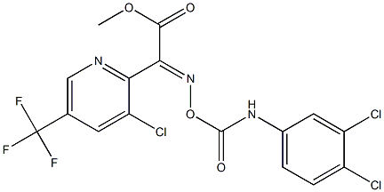 methyl 2-[3-chloro-5-(trifluoromethyl)-2-pyridinyl]-2-({[(3,4-dichloroanilino)carbonyl]oxy}imino)acetate