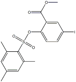 methyl 5-iodo-2-[(mesitylsulfonyl)oxy]benzoate Structure