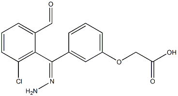 2-{3-[2-(3-chlorobenzoyl)carbohydrazonoyl]phenoxy}acetic acid