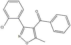 [3-(2-chlorophenyl)-5-methylisoxazol-4-yl](phenyl)methanone