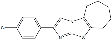 2-(4-chlorophenyl)-6,7,8,9-tetrahydro-5H-cyclohepta[d]imidazo[2,1-b][1,3]thiazole
