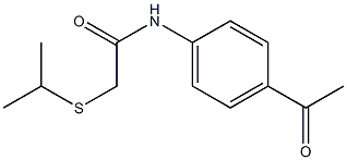 N1-(4-acetylphenyl)-2-(isopropylthio)acetamide|