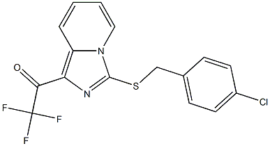 1-{3-[(4-chlorobenzyl)thio]imidazo[1,5-a]pyridin-1-yl}-2,2,2-trifluoroethan-1-one