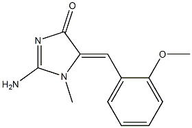 2-amino-5-[(Z)-(2-methoxyphenyl)methylidene]-1-methyl-1H-imidazol-4-one