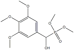 dimethyl hydroxy(3,4,5-trimethoxyphenyl)methylphosphonate Structure