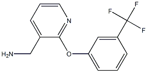 {2-[3-(Trifluoromethyl)phenoxy]pyridin-3-yl}methylamine|