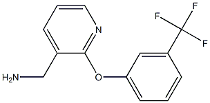 {2-[3-(Trifluoromethyl)phenoxy]pyridin-3-yl}methylamine Structure