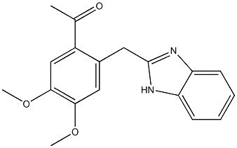1-[2-(1H-Benzimidazol-2-ylmethyl)-4,5-dimethoxyphenyl]ethanone