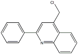 4-氯甲基-2-苯基喹啉,,结构式