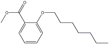 Methyl 2-n-heptyloxybenzoate,,结构式