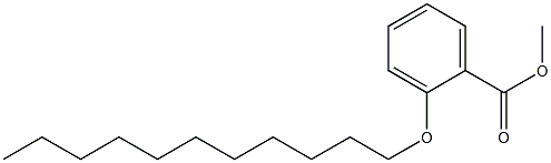 Methyl 2-undecyloxybenzoate 化学構造式