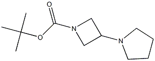 1-(1-BOC-3-丫丁啶)吡咯烷,94%,,结构式