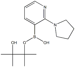 2-(1-Pyrrolidino)pyridine-3-boronic acid pinacol ester Structure