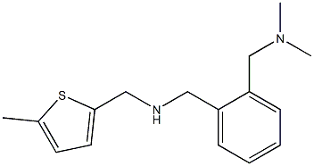 ({2-[(dimethylamino)methyl]phenyl}methyl)[(5-methylthiophen-2-yl)methyl]amine