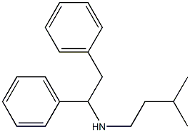 (1,2-diphenylethyl)(3-methylbutyl)amine 结构式