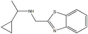 (1,3-benzothiazol-2-ylmethyl)(1-cyclopropylethyl)amine