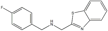 (1,3-benzothiazol-2-ylmethyl)[(4-fluorophenyl)methyl]amine