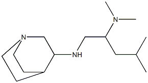  (1-{1-azabicyclo[2.2.2]octan-3-ylamino}-4-methylpentan-2-yl)dimethylamine