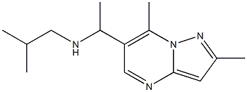 (1-{2,7-dimethylpyrazolo[1,5-a]pyrimidin-6-yl}ethyl)(2-methylpropyl)amine