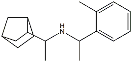 (1-{bicyclo[2.2.1]heptan-2-yl}ethyl)[1-(2-methylphenyl)ethyl]amine|