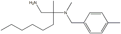 (1-amino-2-methyloctan-2-yl)(methyl)[(4-methylphenyl)methyl]amine|