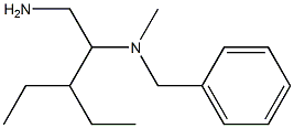 (1-amino-3-ethylpentan-2-yl)(benzyl)methylamine Structure