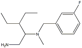 (1-amino-3-ethylpentan-2-yl)[(3-fluorophenyl)methyl]methylamine