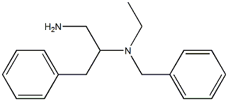 (1-amino-3-phenylpropan-2-yl)(benzyl)ethylamine 结构式