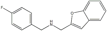 (1-benzofuran-2-ylmethyl)[(4-fluorophenyl)methyl]amine