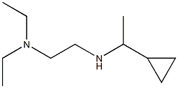 (1-cyclopropylethyl)[2-(diethylamino)ethyl]amine Structure