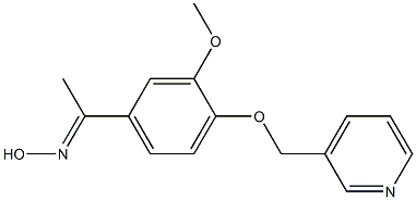  (1E)-1-[3-methoxy-4-(pyridin-3-ylmethoxy)phenyl]ethanone oxime