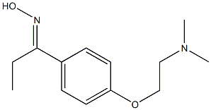 (1E)-1-{4-[2-(dimethylamino)ethoxy]phenyl}propan-1-one oxime|