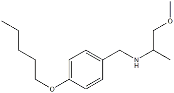 (1-methoxypropan-2-yl)({[4-(pentyloxy)phenyl]methyl})amine|