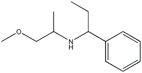 (1-methoxypropan-2-yl)(1-phenylpropyl)amine,,结构式