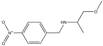 (1-methoxypropan-2-yl)[(4-nitrophenyl)methyl]amine,,结构式