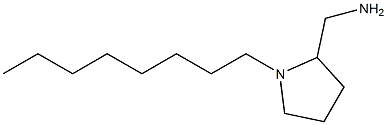 (1-octylpyrrolidin-2-yl)methanamine 结构式