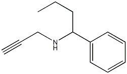 (1-phenylbutyl)(prop-2-yn-1-yl)amine Structure
