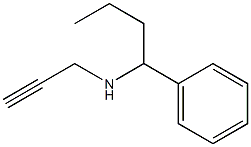 (1-phenylbutyl)(prop-2-yn-1-yl)amine 结构式