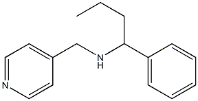 (1-phenylbutyl)(pyridin-4-ylmethyl)amine Structure