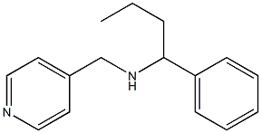 (1-phenylbutyl)(pyridin-4-ylmethyl)amine 结构式