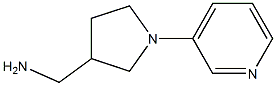 (1-pyridin-3-ylpyrrolidin-3-yl)methylamine Structure